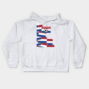 mailboxdisco (mailboxdisco) Netherlands Flag Football Kids Hoodie